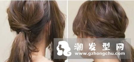 花苞头怎么扎好看图解 蓬松感迷人