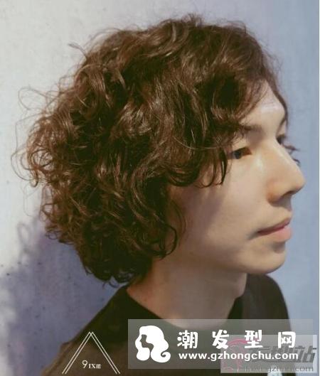 男生嬉皮卷烫发 凌乱小卷发型今年非常火