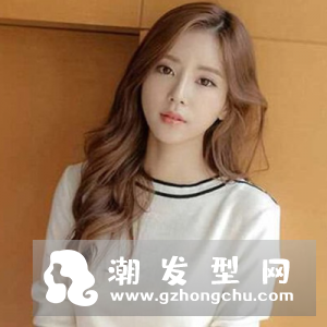 亚麻棕色头发图片 配什么发型好看