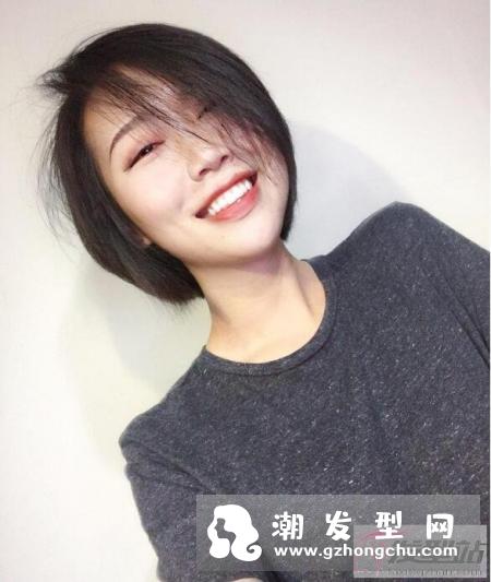女生发型越短越时尚 不过肩清爽短发推荐