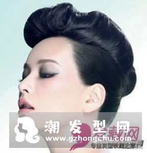 欧美复古盘发设计 打造优雅时髦