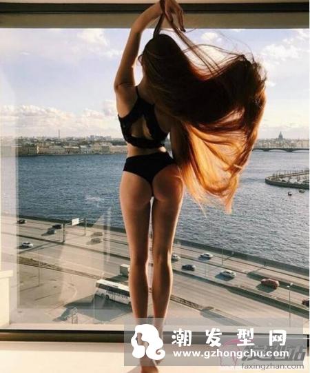 俄罗斯长发美少女Anastasia护发心得 其实她曾经有脱发问题