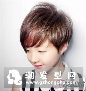 气质精灵女生短发 纹理感设计更修颜