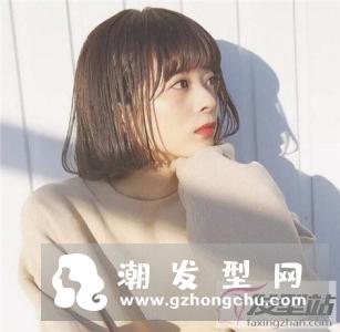 学生短发内扣发型 清新韩范减龄