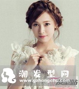 简单编发盘发发型 塑造双倍美感更独特
