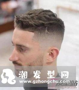 男士渐变短发发型 层次感剪裁洋气酷炫
