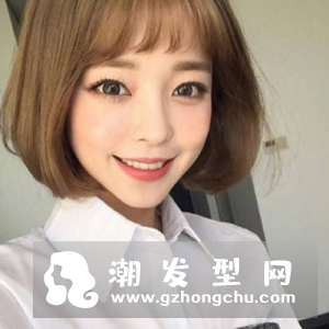短发亚麻色头发图片 染发剂怎么调配