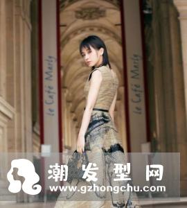 王子文短发叫什么发型 斜刘海还是长短不齐的刘海好看