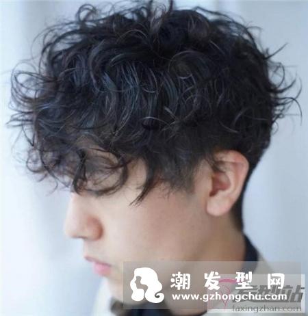 推后边烫发发量少的男生不容错过的烫发款式