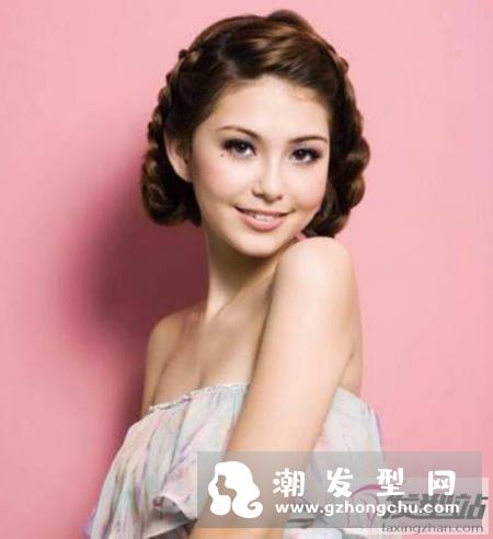 刘海编发盘发教程 昆凌手把手手教你