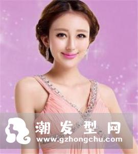 复古森系盘发 新娘敬酒发型