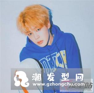 韩式男生染发流行色 橘粉白金闷亚麻发色
