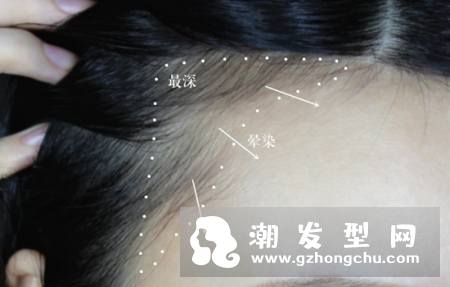 发际线不好看怎么修饰 怎么画自然图解
