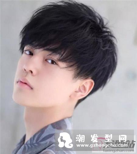 日系男生空气烫发 男明星都留这款