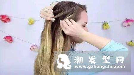 侧边法式麻花辫教程图解 拯救脸大的你