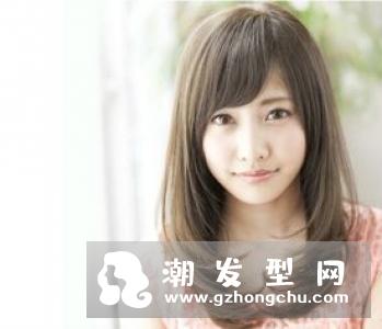 中长发内扣发型设计 优美修颜进阶潮女