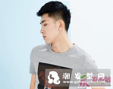 男生清爽帅气短发发型图片