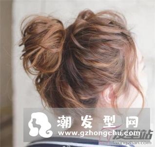 日系蓬松感盘发 减龄显少女萝莉