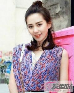 半丸子头适合什么脸型 这些脸型扎起来都好看