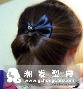法式盘发教程图解 演绎经典简洁之美