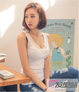 女生可爱短发发型 妹妹头活泼又显嫩
