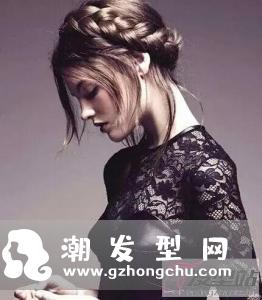 女生日常自我盘发 花环盘发唯美浪漫