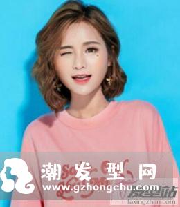 女生短发水波纹发型 灵动俏皮超级显脸小