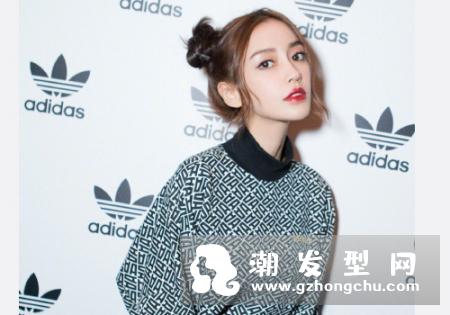 angelababy哪咤头发型图片?怎么扎图解?