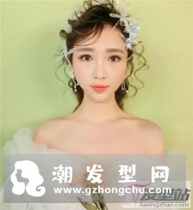 抽丝新娘盘发设计 唯美迷人四座皆惊