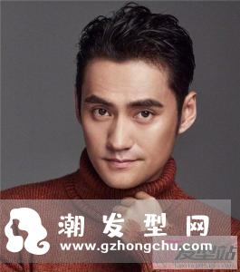 男生经典烫染发型 侧削all back朋克