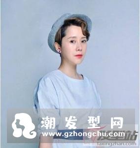 超短发怎么烫好看 清爽利落比男生还帅