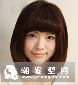 内扣适合什么刘海 短发发型推荐