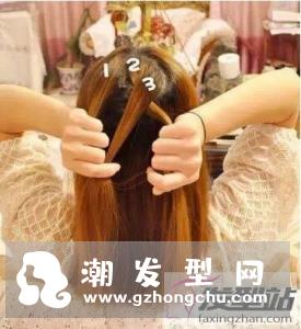 蜈蚣辫编发教程图解 自己在家也能编的知性发型