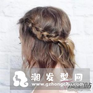 适合热天的短发扎发 这十款质扎发甜美如精灵