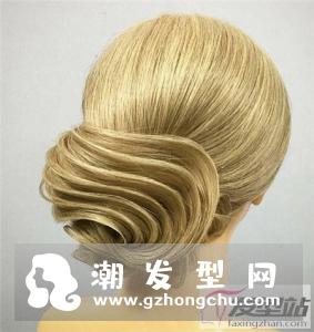 欧美复古盘发设计 打造优雅时髦
