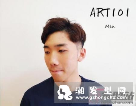 男士三七分偏分发型 跟上韩星风潮并保留自我风格