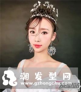 抽丝新娘盘发设计 唯美迷人四座皆惊