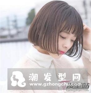 学生短发内扣发型 清新韩范减龄