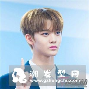 韩式男生染发流行色 橘粉白金闷亚麻发色
