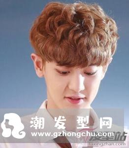 适合男生的烫发发型 小卷烫发减龄又洋气