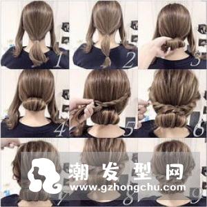 蜈蚣辫编发教程图解 自己在家也能编的知性发型