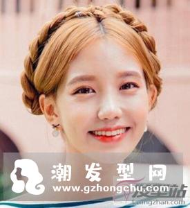 简单编发盘发发型 塑造双倍美感更独特