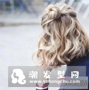 适合热天的短发扎发 这十款质扎发甜美如精灵