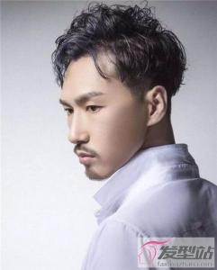 男生经典烫染发型 侧削all back朋克