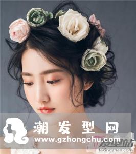 黑色头发新娘造型 优雅盘发端庄高雅