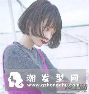 学生短发内扣发型 清新韩范减龄