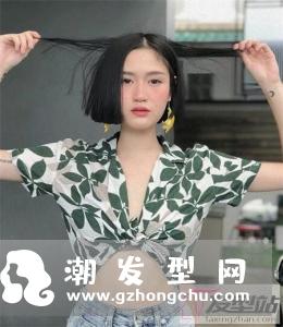 气质波波头短发 文艺减龄学生头