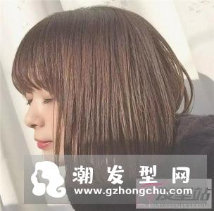 学生短发内扣发型 清新韩范减龄