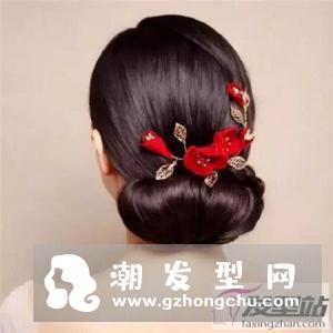 复古森系盘发 新娘敬酒发型