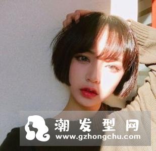 黄圣依短发发型图片 深发色果然好看